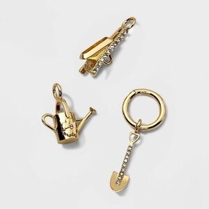 Sugarfix by BaubleBar Green Thumb Gold-Tone Charm Set